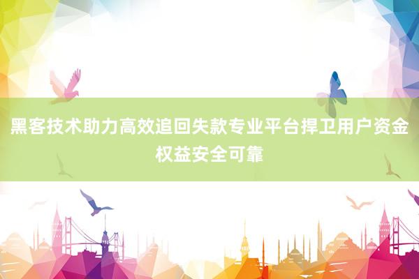 黑客技术助力高效追回失款专业平台捍卫用户资金权益安全可靠